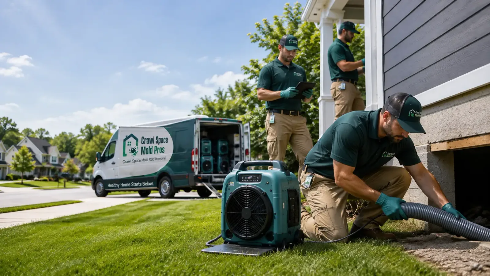 Crawl Space Mold Removal in Green, OH